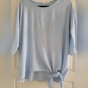 Shinny Mickey Mouse blouse size L ?